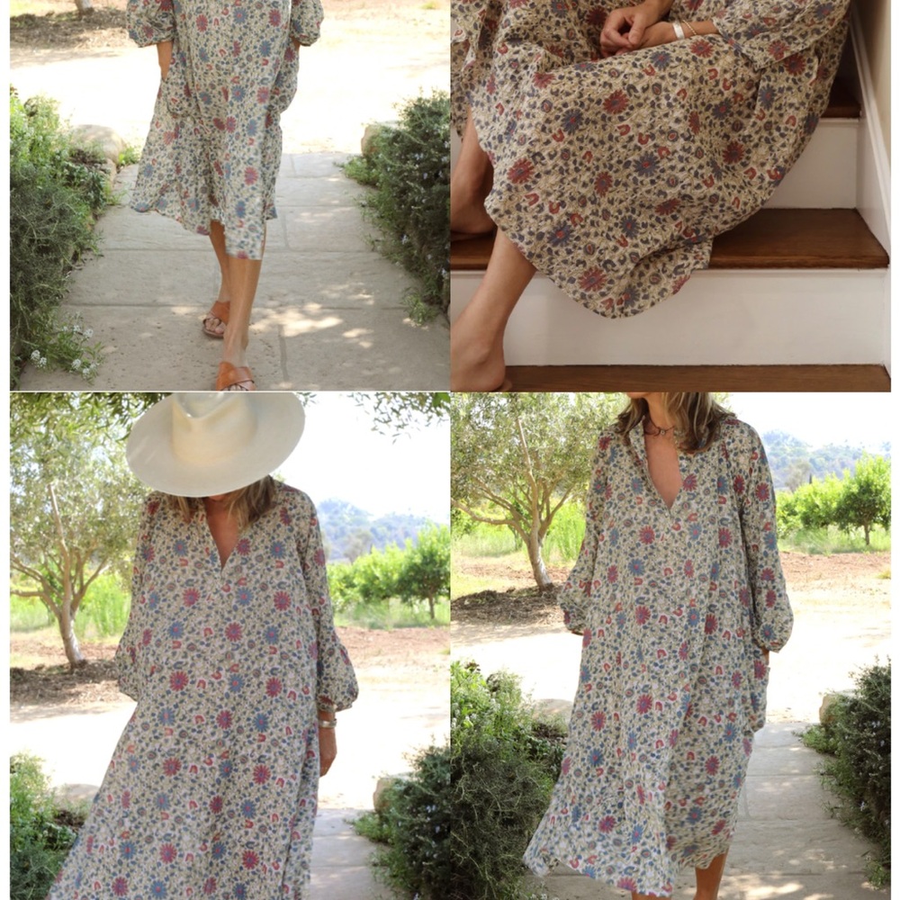 Pietsie XS Floral Maxi Dress with Belt